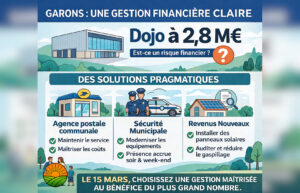 Analyse de la gestion financière à Garons et coût réel du projet de dojo - Liste Thomas Chimenti