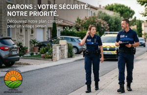 Plan de sécurité pour Garons : Vidéoprotection et Police Municipale